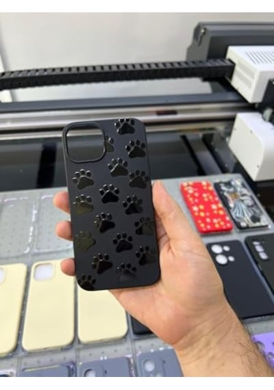 Iphone Özel Tasarım Siyah Patiler Yumuşak Silikon Telefon Kılıfı iPhone Uyumlu 11