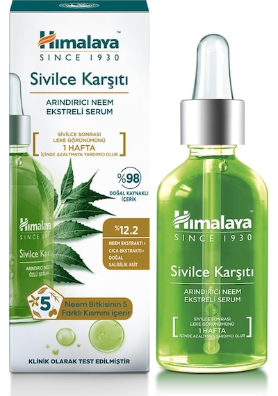 Sivilce Karşıtı Arındırıcı Cilt Serumu 30 Ml Salisilik Asit, Cıca, Neem Özü Yağlı Ciltler