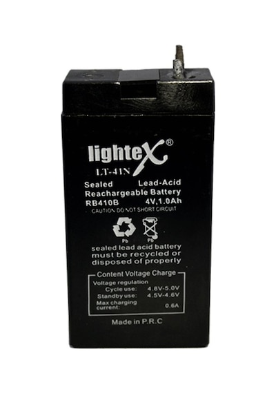 Lightex Lt-41n 4volt 1amper Akü 65x22x35mm