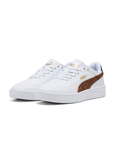 Puma Court Lally Feline Beyaz Kadın Sneaker 000000000102704074 Beyaz-kahve