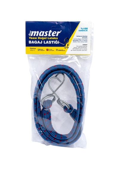 Master 500830 Yassı Lateks Bagaj Lastiği 2 Kancalı 90 Cm