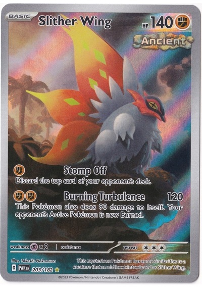 Slither Wing 203 - Pokemon Paradox Rift - Pokemon Kartı Mint