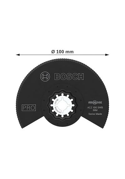 Pro Acz 100 Swb Starlock Testere Ucu Çatı Keçesi Polistiren Ps Ø 100 Mm Professional Aksesuar Çok Fonksiyonlu Makin