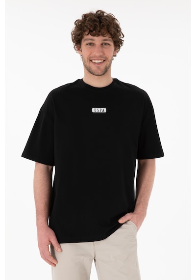 U.S. Polo Assn. Erkek Oversize Fit Bisiklet Yaka Siyah Tişört 50305923-VR046 U.S. Polo Assn. Erkek Oversize Fit Bisiklet Yaka Siyah Tişört 50305923-VR046