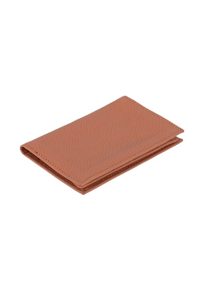 Bloominbag Bloomcard Verta Desert Tan Hakiki Deri Dikey Kartlık kahverengi