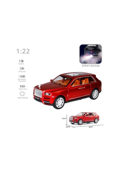 Vardem Oyuncak Çek Bırak 1:22 Sesli Ve Işıklı Buharlı Rr Lüx Jeep Vrd-hcl-506a