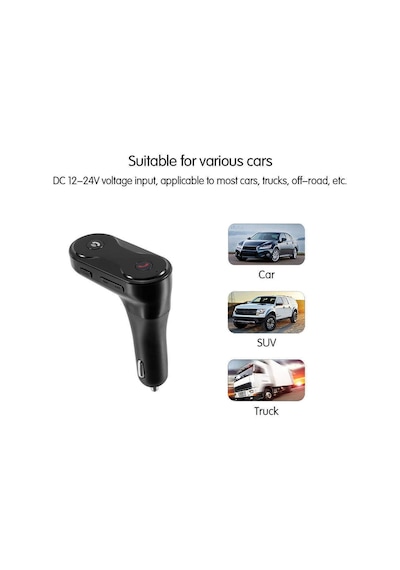 Car F8 Bluetooth Araç Kiti Radyo Fm Transmitter Usb Şarjlı 12-24v
