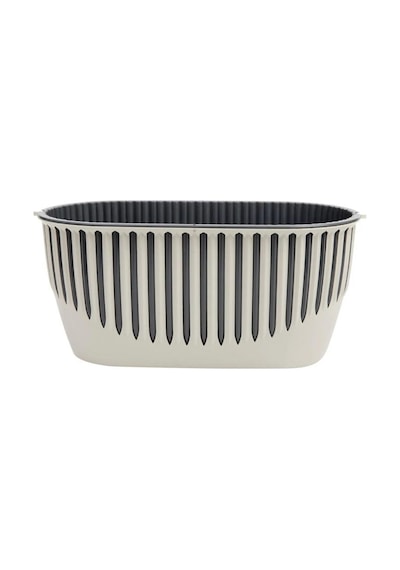 Omnipazar So-pynb1 Dekoratif Piyano Balkon Saksı 4.5 Litre No 1 Kirli Beyaz 113