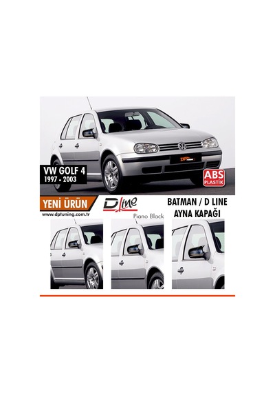 Golf 4 Batman Yarasa Ayna Kapağı Piano Black / 1997 - 2003
