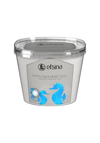 Efsina İyotlu İnce Deniz Tuzu 2 KG