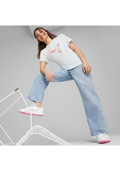 Puma Modern Sports Kız Çocuk Beyaz Tişört