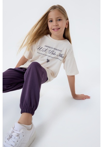 U.s. Polo Assn. Kız Çocuk Beyaz Pijama Takım Us2502-c-v2 Beyaz