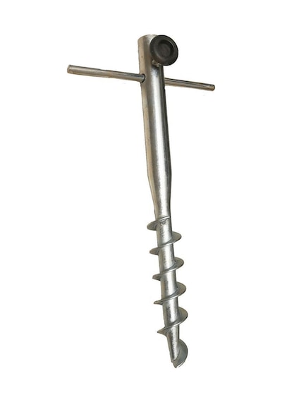 Plaj Şemsiye Sabitleme Kzığı Metal Burgulu Kzık