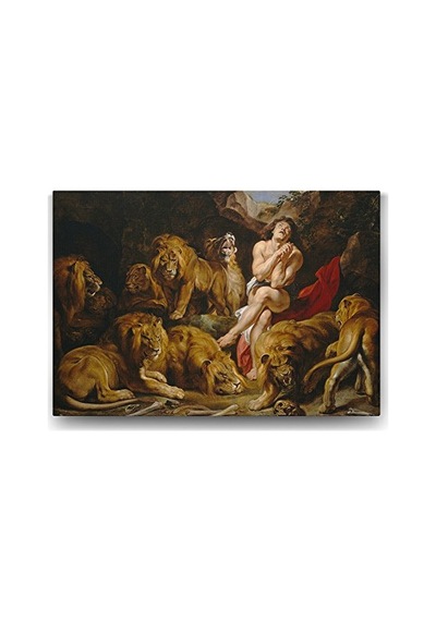 Peter Paul Rubens - Lions Tablosu - 45x30cm