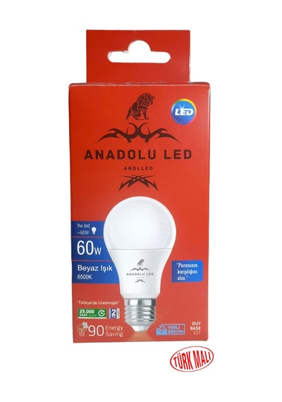 9-60w Beyaz Işık Led Ampul 2li Kutu