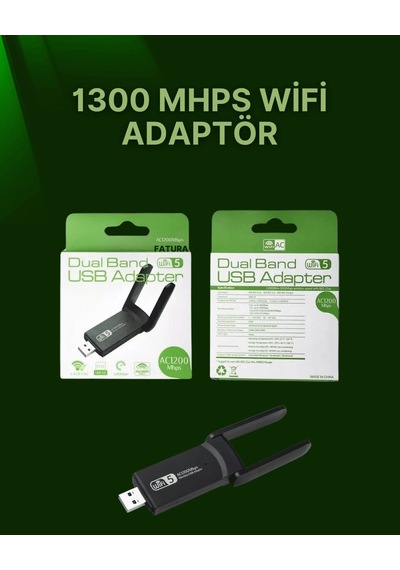 Northcity Usb 3.0 Kablosuz Adaptör 2.4ghz & 5ghz Hızlı Bağlantı Çözümü