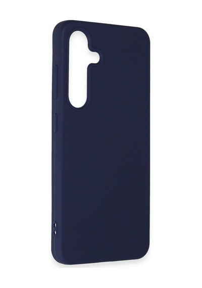 Samsung Galaxy Uyumlu - S24 Kılıf First Silikon - Lacivert