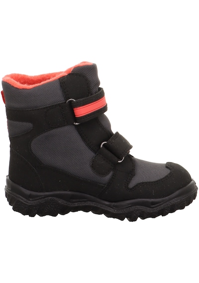 Superfit 1-809080 Husky Çocuk Siyah/kırmızı Gore-tex Bot Siyah - Kırmızı