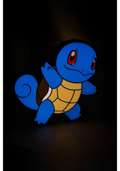 Squirtle Tasarımlı Gece Lambası Çok Renkli
