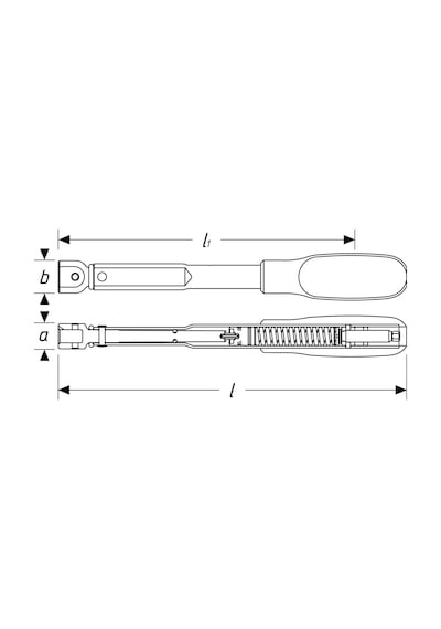 Hazet 6392-200 Tork Anahtarı 50-200 Nm 14x18 Seri İmalat İçin