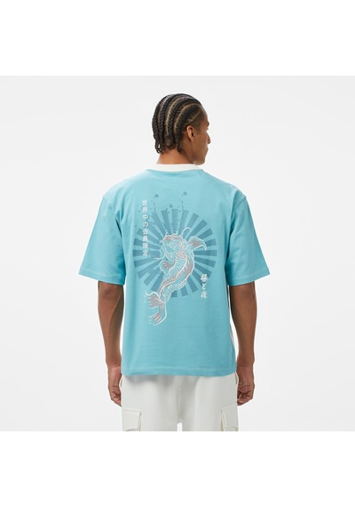 Unıted4 Erkek Mavi/beyaz T-shirtmısawa Renkli