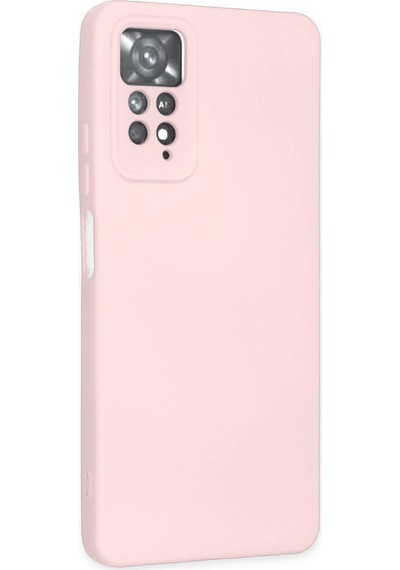 Gld-spt- Newface Xiaomi Redmi Note 11 Pro Kılıf Nano İçi Kadife Silikon - Pudra