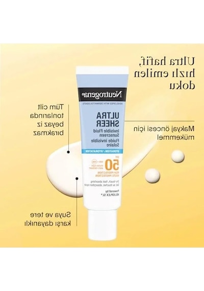 Spf50 Yüz Güneş Koruyucu, 50ml, Ultra Hafif Formül