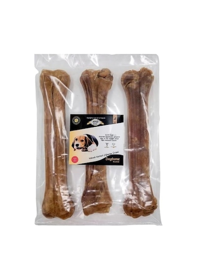 Naturel Pres Kemik Torba Çiğneme Kemiği 3'lü 27 Cm