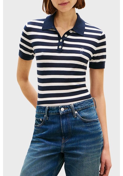 Tommy Hilfiger Çizgili İpek Karışımlı Kısa Kollu Düğmeli Polo Yaka Kazak Bayan Polo Yaka Kazak Ww0ww48503 0a5 Lacivert-beyaz Tommy Hilfiger Çizgili İpek Karışımlı Kısa Kollu Düğmeli Polo Yaka Kazak Bayan Polo Yaka Kazak Ww0ww48503 0a5 Lacivert-beyaz
