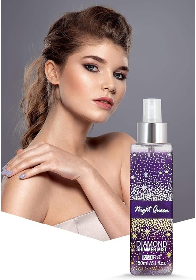 Kozmetik Imm212.267 Night Queen Diamond Shimmer Mist Vücut Spreyi Silver