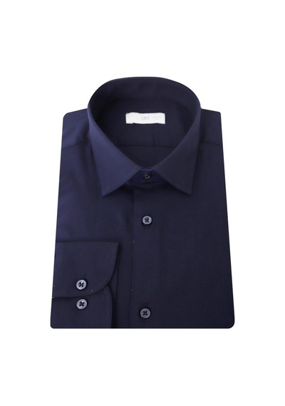 UKİ Uki Açık Lacivert Slim Fit Uzun Kol Gömlek UKİ Uki Açık Lacivert Slim Fit Uzun Kol Gömlek