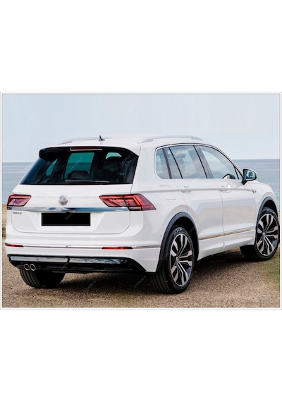 Vw Tiguan Krom Bagaj Çıtası 2016 Ve Üzeri Paslanmaz Çelik Uzun
