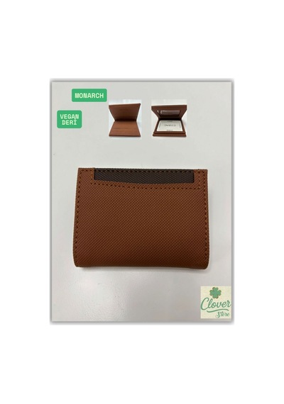 Store Erkek Vegan Deri Monarch Şık Ve Spor Cüzdan Kahverengi