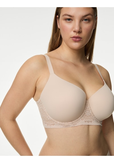 Marks & Spencer Body Soft:trade Mark: Destekli T-shirt Sütyeni Bej