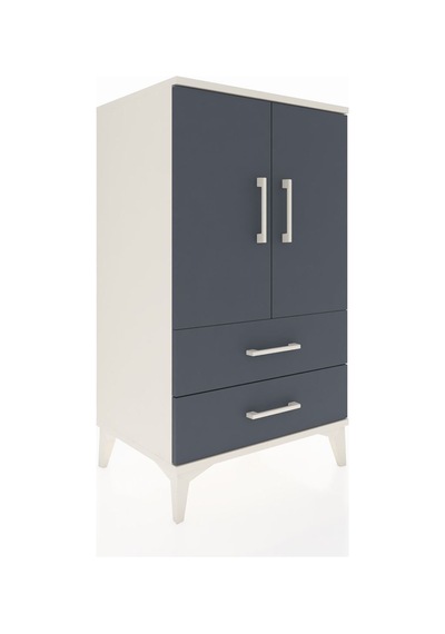 Hyperion Komodin 2 Raflı 2 Çekmeceli 2 Kapaklı 60x44x106 Aytaşı-antrasit Aytası