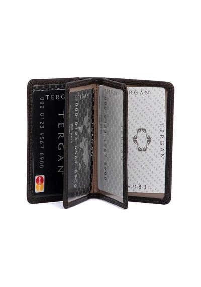 Tergan Kahve Deri Unisex Kredi Kartlık 01601A42
