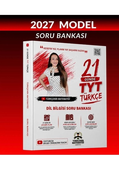 2027 Türkçenin Matematiği 21 Günde Tyt Türkçe Dil Bilgisi Soru Bankası 2027 Model