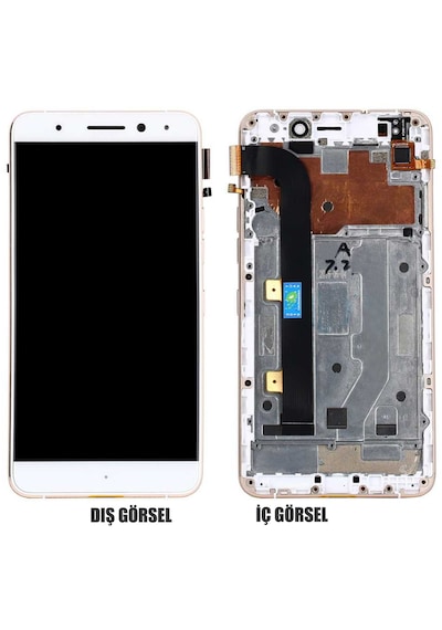 Teknonet General Mobile Gm5 Plus Uyumlu Lcd+dokunmatik+çıtalı