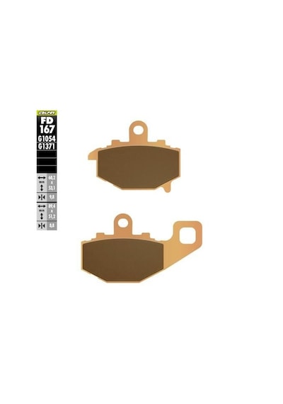Kawasaki Ninja Zx-6r Arka Fren Balatası 1998-1999 Galfer Sinter Metal