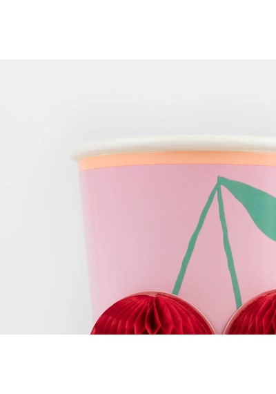 Meri Meri - Happy Icons Cups - Mutlu Yüzler Bardaklar X8