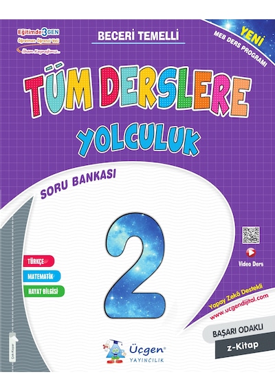 2.sınıf - Üçgen Süper Üçlü Tüm Dersler + Oku Anla + Problemler+hediye Smiling Practice