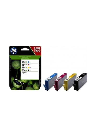 Hp Deskjet 3520 E-alo Uyumlu 364xl 4lü Set Kartuş N9j74ae