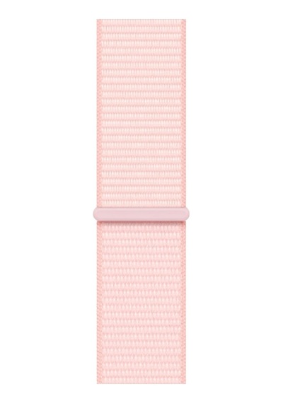 Caseonn Apple Watch Uyumlu Ultra Kordon Hasır Kumaş Nylon Kayış Pudra