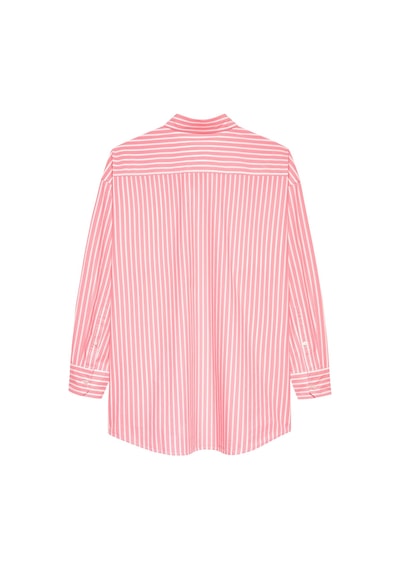 Tommy Hilfiger Tjw Kadın Oversize Pembe Poplin Gömlek-13042 Pembe