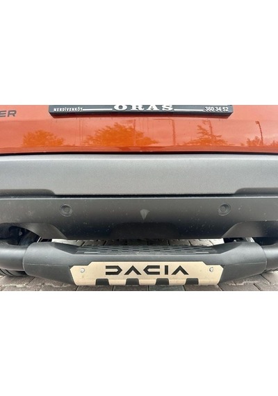 Dacia Duster Arka Tampon Koruma Siyah Pak26