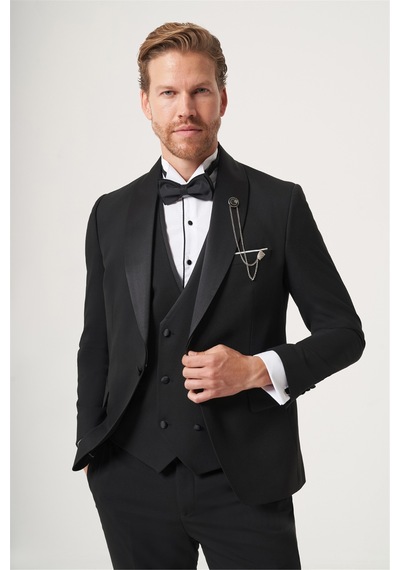 İmza Gri-füme Kırlangıç Yaka Çizgili Kruvaze 6 Drop Slim Fit Tam Astar Esnek Takım Elbise 1001260286 Gri - Füme İmza Gri-füme Kırlangıç Yaka Çizgili Kruvaze 6 Drop Slim Fit Tam Astar Esnek Takım Elbise 1001260286 Gri - Füme