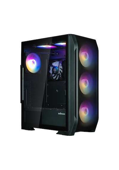 Zalman N7 Plus V2, 700w 80+, Mesh Panel, Tempered Glass, 6x120mm Rgb Fan, Atx Gamıng Kasa