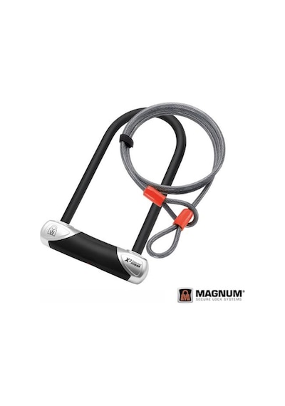 Magnum 3102 U Bisiklet Kilidi ve 120cm x 10mm Kablo
