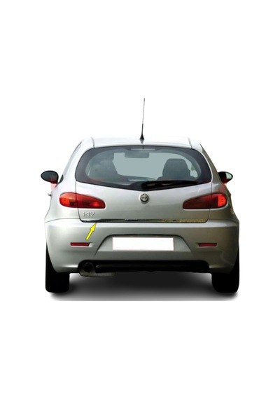 Alfa Romeo 147 Krom Bagaj Alt Çıtası Formlu P.Çelik