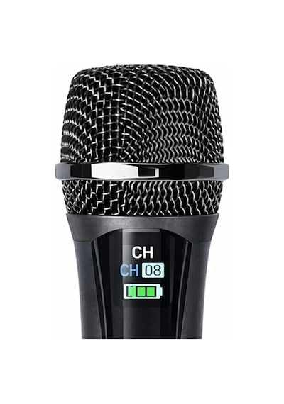 Profesyonel Çiftli Kablosuz Mikrofon Seti Karaoke Şarj Edilebilir 50 Metre Krgltgsfn3z5u44ıtph